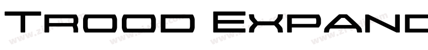 Trood Expanded Bold字体转换